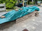 Beton tegels gratis, Tuin en Terras, Tegels en Klinkers, Ophalen, Gebruikt, 10 m² of meer, Beton