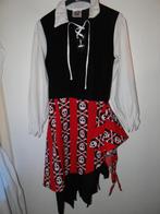 Leuk rood/wit/zwart PIRAAT/PIRATES/ZEEROVER jurk, Meisje, Gebruikt, 158 t/m 164, Verzenden