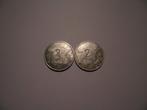 2 munten Spanje 2 pesetas 1982/1984 Juan Carlos I, Ophalen of Verzenden, Overige landen, Setje