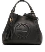 Zwarte Gucci Soho Handtas, Ophalen of Verzenden, Zo goed als nieuw, Zwart, Handtas