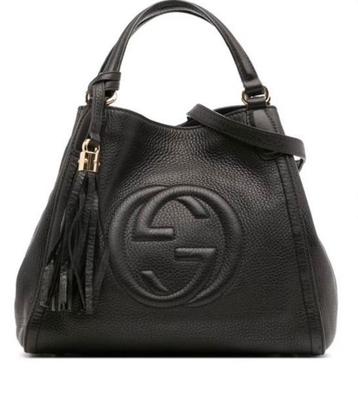 Zwarte Gucci Soho Handtas beschikbaar voor biedingen
