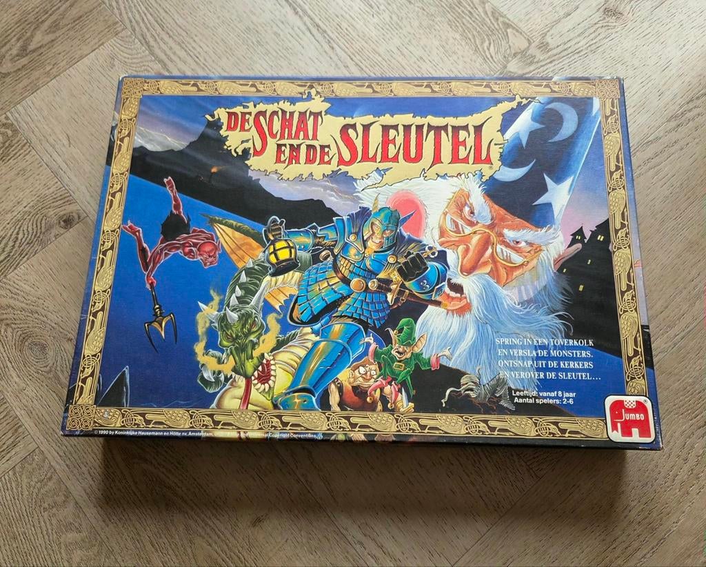 De Schat en de Sleutel - Gezelschapsspel, Vijf spelers of meer, Ophalen of Verzenden, Gebruikt, Jumbo