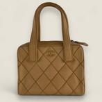 Authentieke Chanel wild stitch handtas beige, Ophalen of Verzenden, Gebruikt, Beige, Handtas
