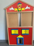 Poppenkast met poppen, Ophalen, Gebruikt, Hout