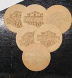 Harley Davidson Onderzetters - 6 Stuks, Ophalen of Verzenden, Nieuw, Glas of Kopje
