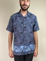 Vintage Hawaii shirt / overhemd / blauw / S / small / print, Kleding | Heren, Overhemden, Blauw, Halswijdte 38 (S) of kleiner