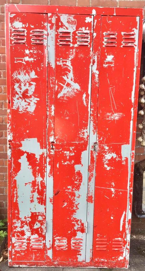 VINTAGE LOCKERKAST / KLEDINGKAST, Huis en Inrichting, Kasten | Lockerkasten, Gebruikt, Ophalen