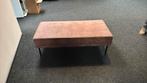 Mooie poef, Huis en Inrichting, Tafels | Salontafels, Ophalen, 50 tot 100 cm, Rond, Zo goed als nieuw
