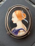 Broche/hanger zilver, Sieraden, Tassen en Uiterlijk, Broches, Ophalen of Verzenden, Gebruikt, Zilver