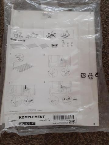 ikea komplement schoenenplank wit 50x35 cm beschikbaar voor biedingen