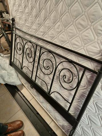 Bed twijfelaar 1,40 X 2,00 ikea noresund met matras - afbeelding 2