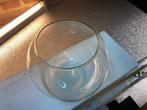 Grote glazen vaas of viskom, Overige kleuren, Ophalen of Verzenden, Minder dan 50 cm, Glas