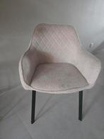 Set Eettafel stoelen set van 6 stoelen ''teddy'' witte beige, Huis en Inrichting, Stoelen, Ophalen, Zo goed als nieuw, Wit, Vier