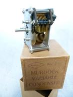 jaren 20 variabele condensator Murdock No 3660 300 Pf, Audio, Tv en Foto, Ophalen of Verzenden, Gebruikt, Overige typen