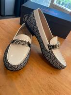 Instap schoenen van Sioux, zwartwit met zilveren kabeljes, Sioux, Ophalen of Verzenden, Zo goed als nieuw, Instappers