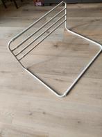 Metalen bedhekje wit, uitschuifbaar, Ophalen, Gebruikt, Metaal of IJzer, 115 cm of meer