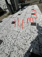 Gratis Grindtegels en andere, Tuin en Terras, Ophalen, Gebruikt, 10 m² of meer, Beton