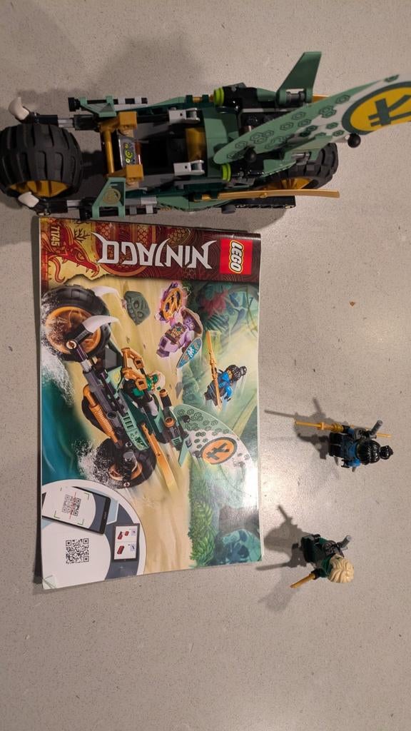 LEGO Ninjago Lloyd's Jungle Chopper Bike (71745), Ophalen of Verzenden, Zo goed als nieuw, Complete set, Lego