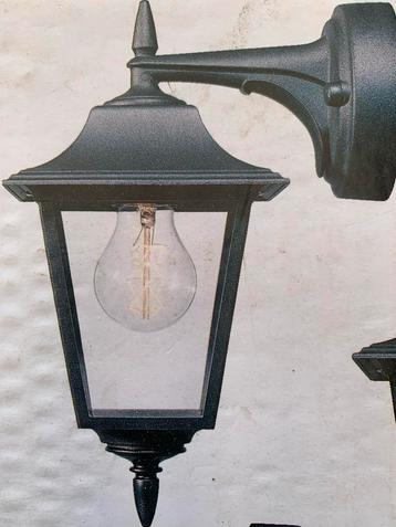 Buitenlampen 3x zwart beschikbaar voor biedingen