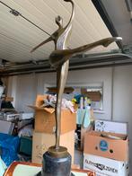 Prachtig gestilleerd bronzen danser ongeveer 57 cm, Ophalen of Verzenden