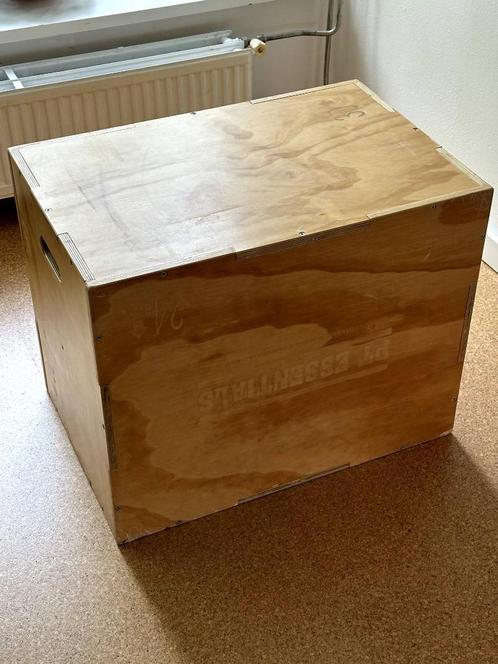 PT Essentials Plyobox Crossfit Doos Houten, Sport en Fitness, Fitnessmaterialen, Zo goed als nieuw, Overige typen, Armen, Benen