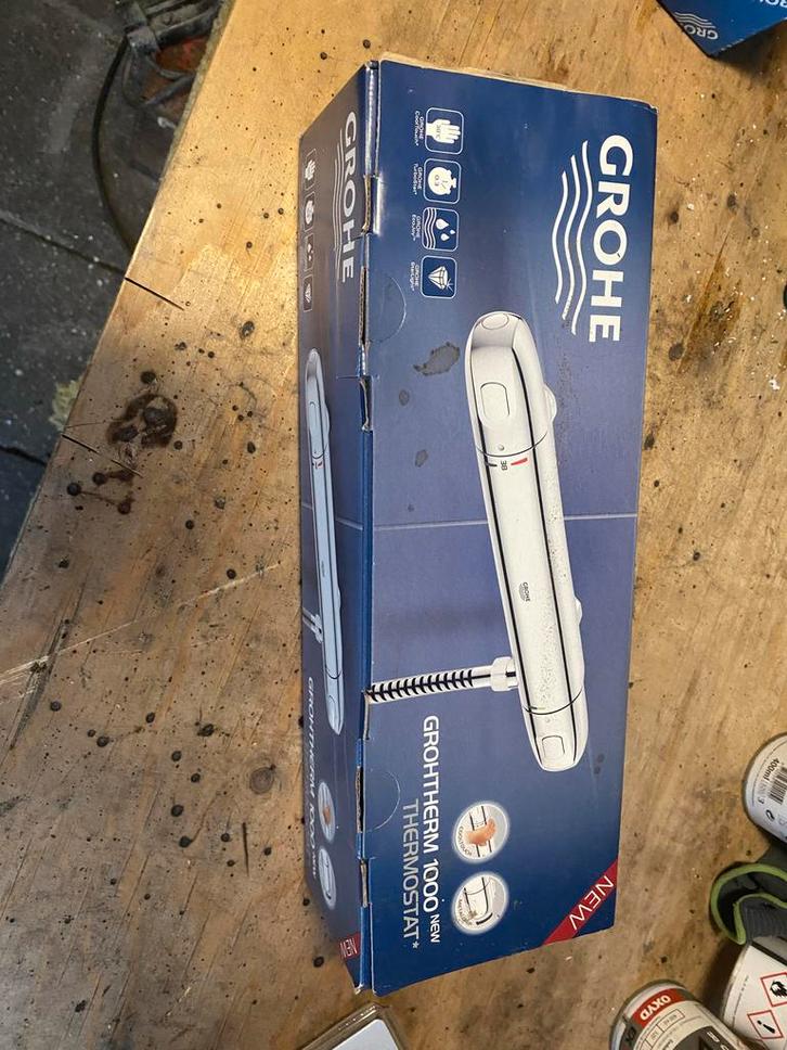 Nieuwe Crohe Thermostaatkraan - 15 cm, Doe-het-zelf en Verbouw, Sanitair, Nieuw, Kraan, Chroom, Ophalen of Verzenden