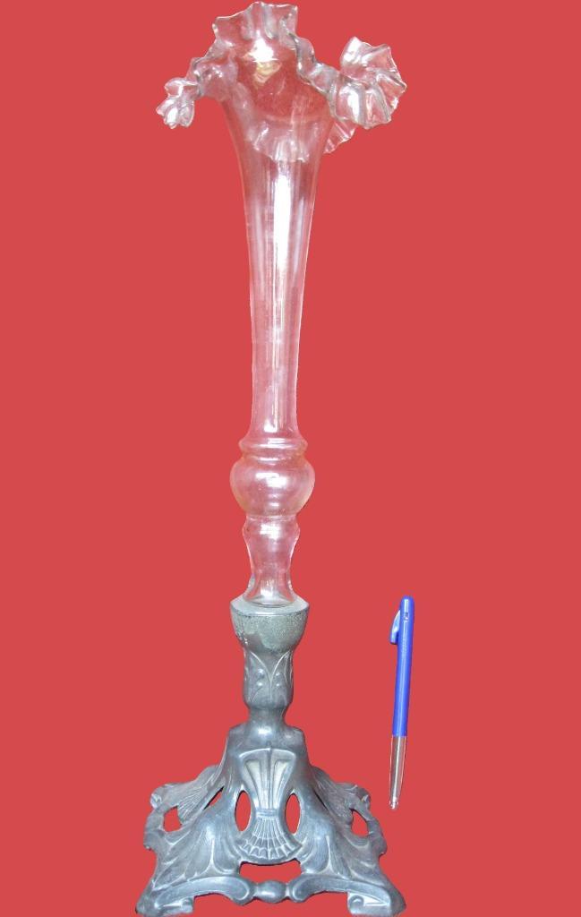 Victoriaanse soliflore op mooi voetstuk +/-'1870., Antiek en Kunst, Antiek | Vazen, Ophalen