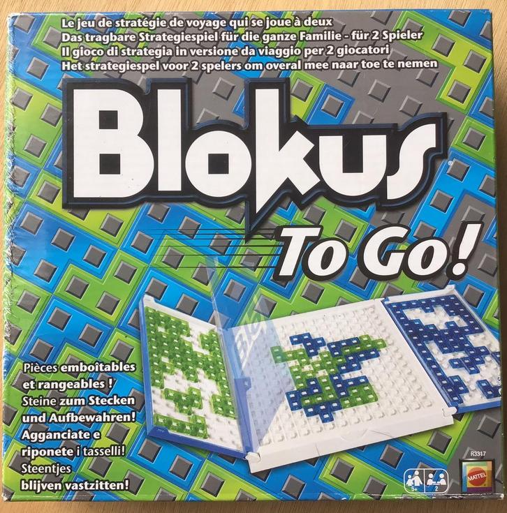 Blokus To Go! - vanaf 5 jaar - ZGAN, Hobby en Vrije tijd, Gezelschapsspellen | Bordspellen, Zo goed als nieuw, Een of twee spelers