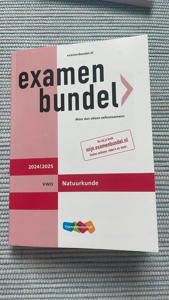 Examenbundel vwo Natuurkunde 2024/2025, Boeken, Schoolboeken, Gelezen, Natuurkunde, VWO, Ophalen of Verzenden