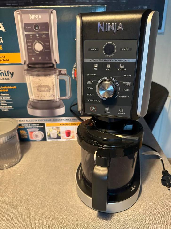Ninja CREAMi Deluxe, Witgoed en Apparatuur, IJsmachines, Zo goed als nieuw, Ophalen