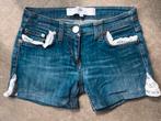 Jeans short met kant Elisabetta Franchi xs, Ophalen of Verzenden, Zo goed als nieuw, Blauw, W27 (confectie 34) of kleiner