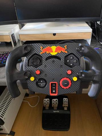 Logitech G29 F1 Add-on Racing Stuur – Carbon Look + opties! beschikbaar voor biedingen