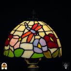 Tiffany taffellamp Flora Piccola - 20 cm, Nieuw, Ophalen of Verzenden, Glas, Tiffany