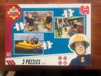 Jumbo Brandweerman Sam 3 in 1 puzzel, Ophalen of Verzenden, 10 tot 50 stukjes, Zo goed als nieuw