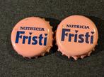 Twee verschillende Nutricia Fristi Dopjes, Ophalen of Verzenden, Gebruikt, Flesje(s), Overige merken