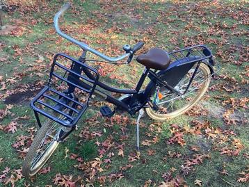 Popal Daily 24 inch Omafiets - Parelmoer/Zwart/Blauw beschikbaar voor biedingen