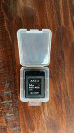 Sony XQD 64GB 440-400 MB/s geheugenkaart, Gebruikt, XQD, Ophalen of Verzenden, Fotocamera