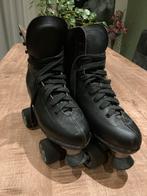 Rollerskates zwart leer maat 41, Ophalen of Verzenden, Zo goed als nieuw, Overige merken