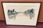 Aquarel Rudolf Bruyn 1965, Ophalen of Verzenden