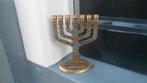 Authentieke Menora / tafelkandelaar Joodse kandelaar koper, Antiek en Kunst, Ophalen of Verzenden