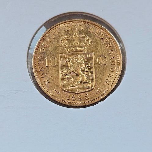 Gouden tientje 1898 p.pander, Postzegels en Munten, Munten | Nederland, Ophalen of Verzenden
