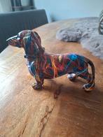 Decoratief Teckel Beeldje, Ophalen of Verzenden, Zo goed als nieuw, Hond of Kat, Beeldje of Figuurtje