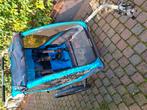 Thule Coaster XT 2-zits fietskar blauw, Ophalen, Zo goed als nieuw, Kinderkar, 40 tot 60 kg