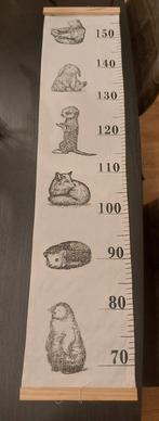 Groeimeter. Kinderen. Dieren thema. Meetlat. Decoratie kamer, Ophalen of Verzenden, Zo goed als nieuw, Wanddecoratie