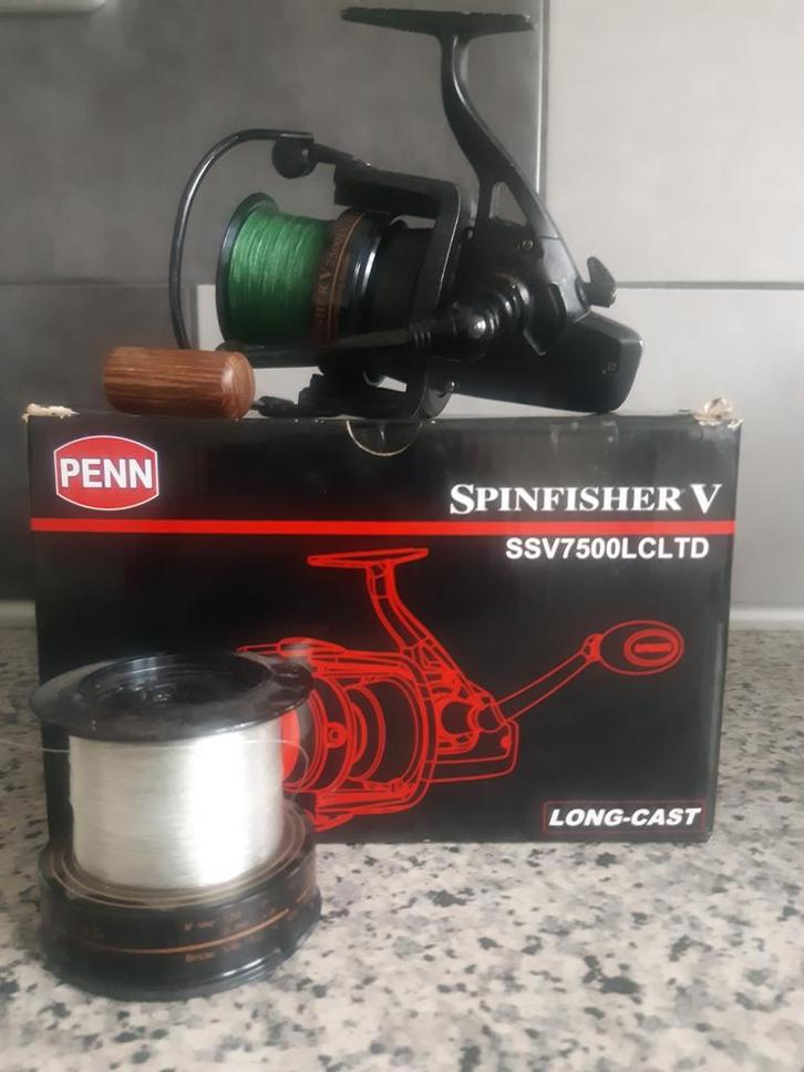 Penn Spinfisher SSV7500LC LTD Vismolen INCOMPLEET, Watersport en Boten, Hengelsport | Algemeen, Molen, Ophalen of Verzenden