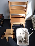 Complete stokke tripp trapp kinderstoel beuken, Kinderen en Baby's, Kinderstoelen, Zo goed als nieuw, Meegroeistoel, Ophalen