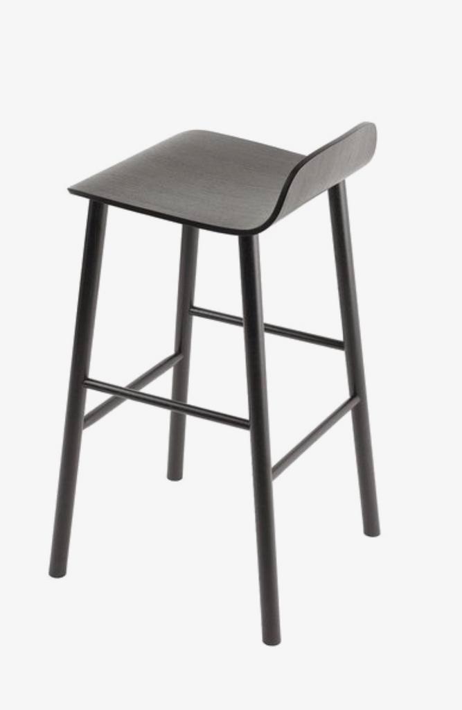 Barkruk Profolio Flusso, Huis en Inrichting, Barkrukken, Zo goed als nieuw, 60 tot 90 cm, Hout, 2 krukken, Met voetsteun, Ophalen