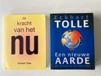 Boek De kracht van het NU en boek Een nieuwe aarde, Spiritualiteit algemeen, Verzenden, Zo goed als nieuw, Eckhart Tolle