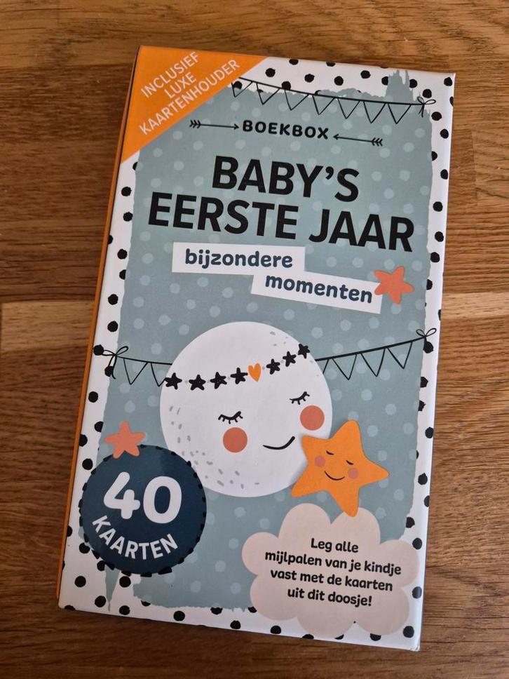 Baby's Eerste Jaar Mijlpaalkaarten - in orde, Kinderen en Baby's, Kinderspulletjes, Zo goed als nieuw, Ophalen of Verzenden