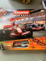 Carrera GO!!! Duell – Racebaan 1:43 met Loopings en Booster, Kinderen en Baby's, Speelgoed | Racebanen, Ophalen of Verzenden, Gebruikt